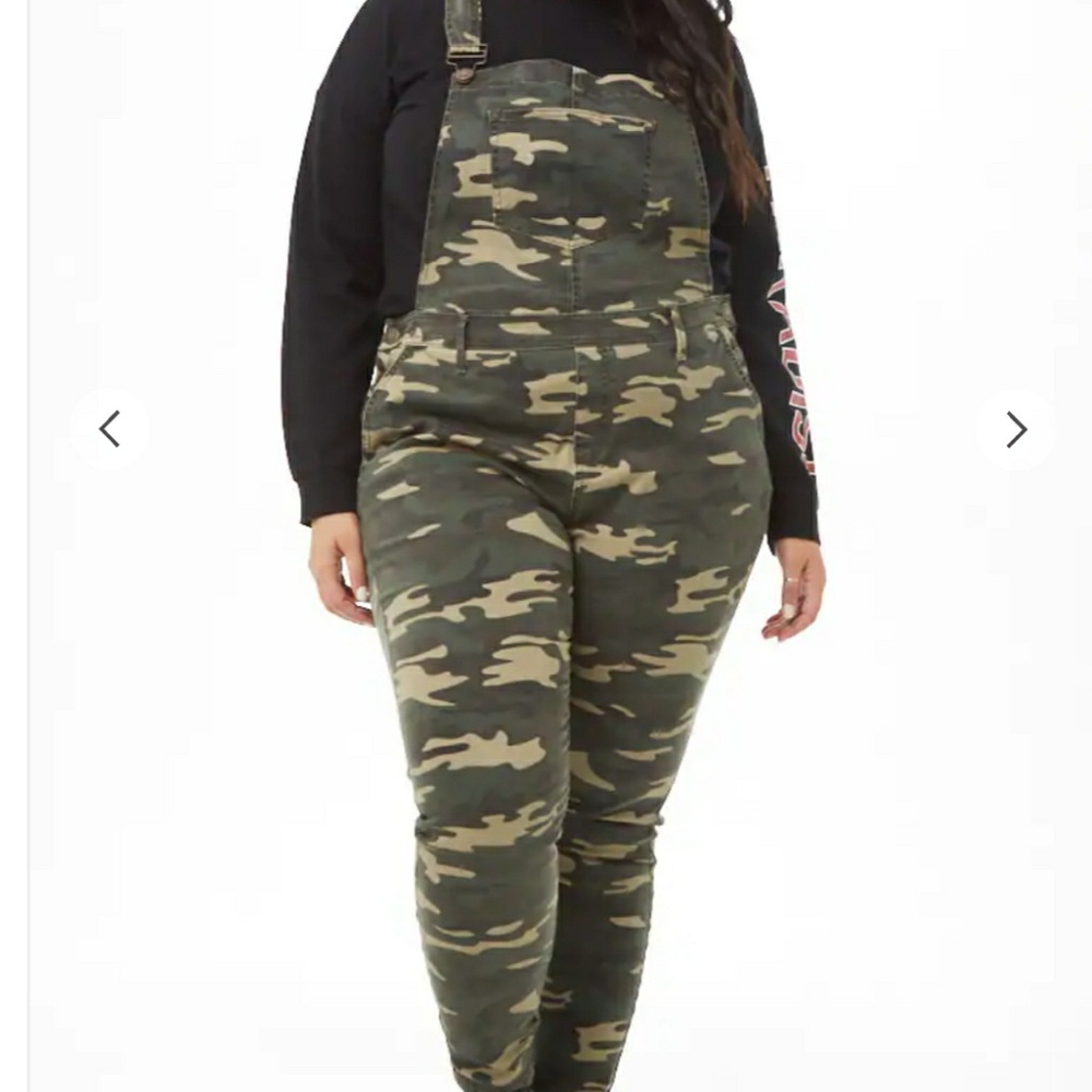 Plus size overalls